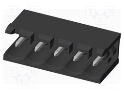 Connector: pluggable terminal block; socket; male; on PCBs