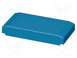 Upper housing; blue; ICS50; X: 50.1mm; Y: 100mm; Z: 14.35mm