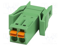 PCB connector, nominal cross section: 1.5 mm2, color: green,