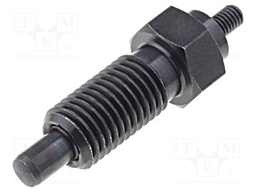 Indexing plungers; Thread: M8; Plating: black finish; Mat: steel