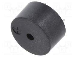 Sound transducer: piezo alarm; without built-in generator; THT