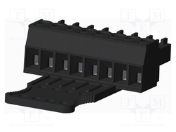 Connector: pluggable terminal block; plug; female; straight; 300V