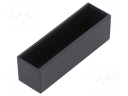 Enclosure: designed for potting; X: 13mm; Y: 50mm; Z: 15mm; ABS