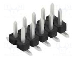 Connector: pin strips; pin header; male; PIN: 10; 2.54mm; SMT; 2x5