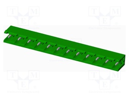 Connector: pluggable terminal block; socket; male; angled 90°