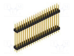 Connector: pin strips; pin header; male; PIN: 42; 2.54mm; THT; 2x21