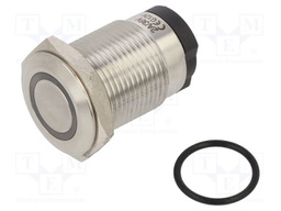 Switch: vandal resistant; Pos: 2; SPST; 10A/24VDC; IP65; OFF-(ON)