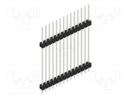 Connector: pin strips; pin header; male; PIN: 14; 2.54mm; THT; 1x14