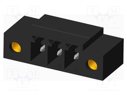 Connector: pluggable terminal block; socket; male; on PCBs