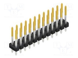 Connector: pin strips; pin header; male; PIN: 24; 2.54mm; THT; 2x12
