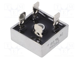 Single-phase bridge rectifier; Urmax:200V; If:35A; Ifsm:400A