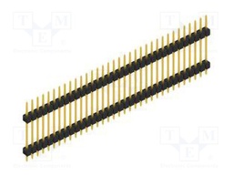 Connector: pin strips; pin header; male; PIN: 34; 2.54mm; THT; 1x34