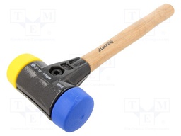 Hammer; 1077g; Handle mat: wood (hikory); Size: 50mm; Tip: round