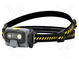 Torch: LED headtorch; 60h; 20lm,200lm,500lm,800lm; IP68