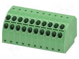 PCB connector, nominal cross section: 1.5 mm?, color: green,