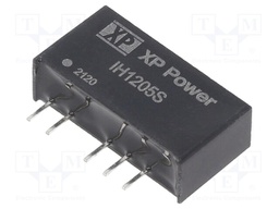 Converter: DC/DC; 2W; Uin: 12V; Uout: 5VDC; Uout2: -5VDC; Iout: 200mA