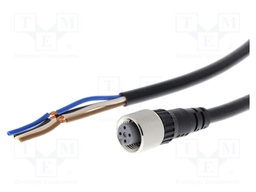 Connection lead; M12; PIN: 4; straight; female