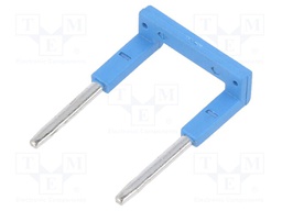 Connection bridge; 10A; 250VAC; Colour: blue