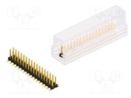 Connector: pin strips; pin header; male; PIN: 34; 2.54mm; SMT; 2x17