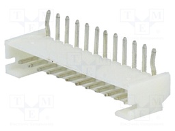 Socket; wire-board; male; 2mm; PIN: 12; THT; 1A; tinned; -25÷85°C
