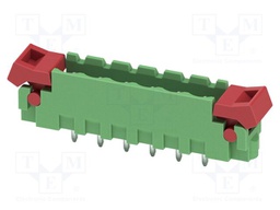 PCB headers, nominal cross section: 2.5 mm?, color: green, n