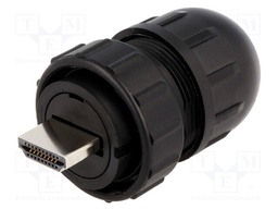 Connector: HDMI; plug; Data-Con-X; straight; soldering; for cable