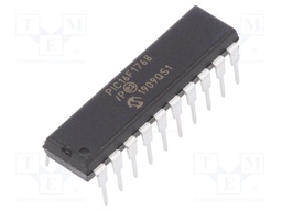 PIC microcontroller; Memory: 7kB; SRAM: 512B; 2.3÷5.5VDC; THT
