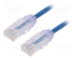 Patch cord; TX6-28™,U/UTP; 6; stranded; Cu; LSZH; blue; Len: 2m