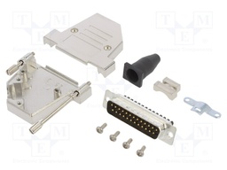 D-Sub; PIN: 25; male; shielded,with strain relief; angled 45°