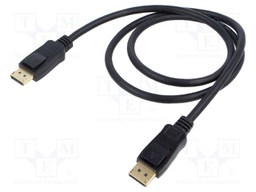 Cable; DisplayPort 2.0,HDCP 2.2; DisplayPort plug,both sides