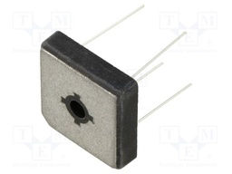 Bridge rectifier: single-phase; Urmax: 100V; If: 15A; Ifsm: 300A