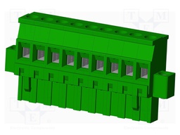 Connector: pluggable terminal block; plug; female; angled 90°