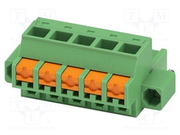 PCB connector, nominal cross section: 2.5 mm2, color: green,
