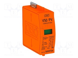 Surge arrestor; Type 1+2; Poles: 1; 30kA; 280VAC; socket; -40÷80°C