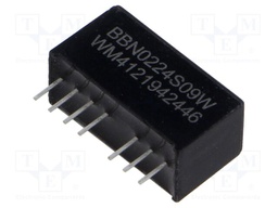 Converter: DC/DC; 2W; Uin: 9÷36V; 9VDC; Iout: 222mA; SIP8; 4.5g; OUT: 1