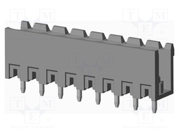 Connector: pluggable terminal block; socket; male; on PCBs