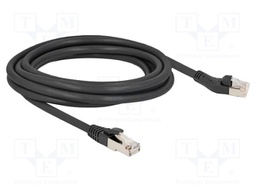 Patch cord; S/FTP; Cat: Cat 8.1; RJ45 plug,RJ45 left angled plug