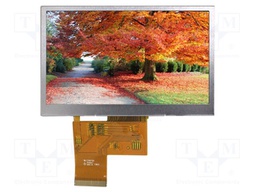 Display: TFT; 480x272; Illumin: LED; Window dimensions: 95x53.9mm