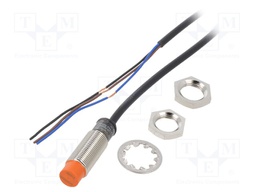 Sensor: inductive; Output conf: PNP / NC; 0÷4mm; M12