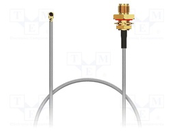 Cable; IPEX MHF,SMA female; brown; -40÷90°C; 0÷3GHz; 150mm; 50Ω