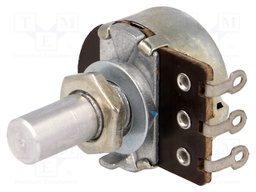 Potentiometer: shaft; single turn; 1kΩ; 200mW; ±20%; on panel; 6mm
