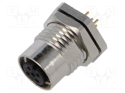 Connector: M12; socket; male; straight; PIN: 5; 60V; 2A; IP67