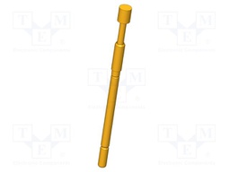 Test needle; Operational spring compression: 4mm; 5A; Ø: 2.5mm