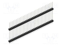 Connector: pin strips; pin header; male; PIN: 32; 2.54mm; THT; 1x32