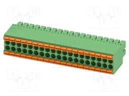 PCB connector, nominal cross section: 1.5 mm2, color: green,