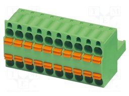 PCB connector, nominal cross section: 2.5 mm?, color: green,