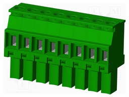 Connector: pluggable terminal block; plug; female; angled 90°