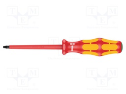 Screwdriver; insulated; Torx®; TX09; Blade length: 80mm; 1kVAC