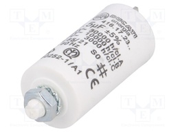 Capacitor: motors, run; 1.5uF; 475VAC; Ø28x55mm; -25÷85°C; ±5%