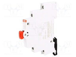 Module: pushbutton switch; 16A; Mounting: DIN; 9mm; 250VAC
